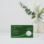 Golf Visitekaartjes (Staand voorkant)