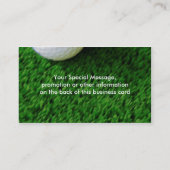 Golf Visitekaartjes (Achterkant)