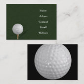 golf visitekaartjes (Voorkant / Achterkant)