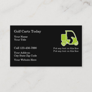 Golf Visitekaartjes