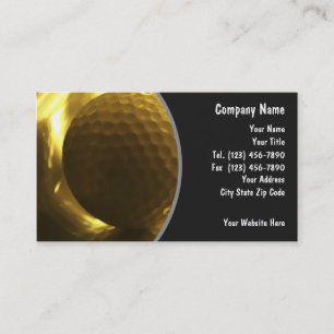 Golf Visitekaartjes