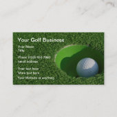 Golf Visitekaartjes Moderne afgeronde hoeken (Voorkant)