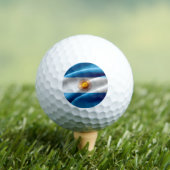 Golf/vlag/Bandera de Argentina Golfballen (Insitu Shirt)