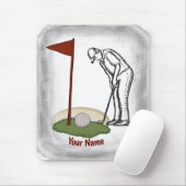 Golf Vlag Muismat (Met muis)