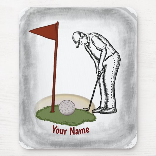 Golf Vlag Muismat (Voorkant)