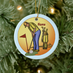 Golf Vlag Pap Golf Keramisch Ornament