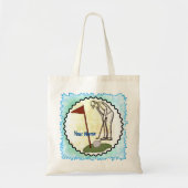 Golf Vlag Tote Bag (Voorkant)