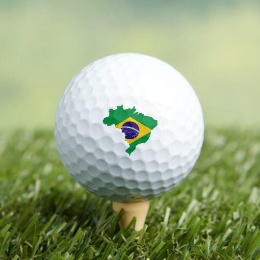 Golf/vlag van Brazilië Golfballen (Insitu Shirt)