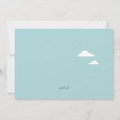 Golf-vlaguitnodiging Kaart (Achterkant)