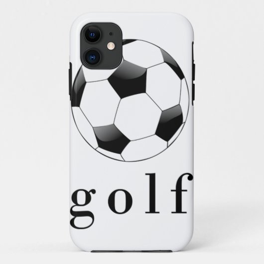 Golf Voetbal Funny Sport T-Shirt Case-Mate iPhone Case (Achterkant)