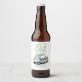 Golf Volwassen Verjaardag Gepersonaliseerd Bier Etiket (Voorkant)