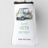 Golf Volwassen Verjaardagscadeau Gepersonaliseerd Golfheadcover (Draai 90)