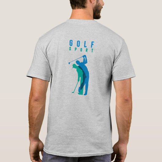 Golf | Volwassene T-shirt (Achterkant)