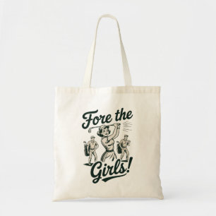 Golf voor de meisjes Schattig grappig golfen dames Tote Bag