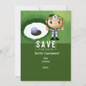Golf voor Doctor Golfer Party grappig Kaart (Voorkant)