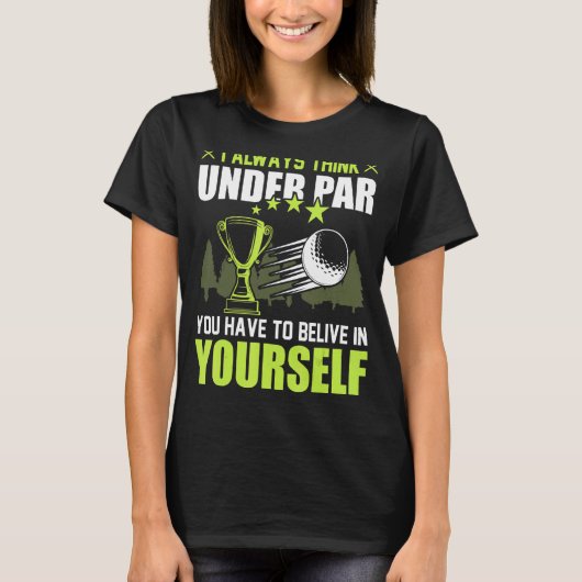 Golf voor papa Papa opa oom Brother 3 T-shirt (Voorkant)