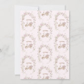 Golf Vrijgezellenfeest Bruids Par-t-shirt Kaart (Achterkant)