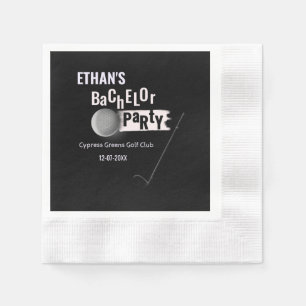 Golf vrijgezellenfeest - Golfers Party speels grap Servet