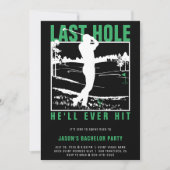 Golf vrijgezellenfeest grappig laatste gat dat hij kaart (Voorkant)