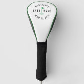 Golf vrijgezellenfeest Laatste Hole Golfheadcover (Voorkant)