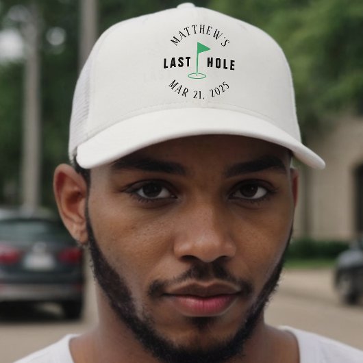 Golf vrijgezellenfeest Laatste Hole Trucker Pet