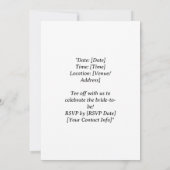 Golf Vrijgezellenfeest met golfbal Save the Date Kaart (Achterkant)