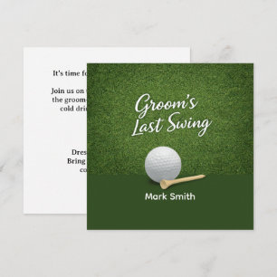 Golf vrijgezellenfeest op de green kaart