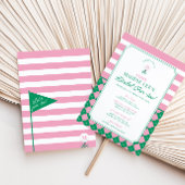 Golf Vrijgezellenfeest Par-t-shirt Uitnodiging