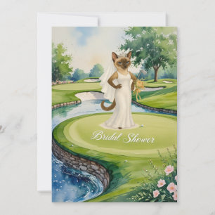 GOLF VRIJGEZELLENFEEST voor Cat Lover golfer Kaart