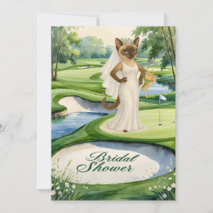 GOLF VRIJGEZELLENFEEST voor Cat Lover golfer Kaart