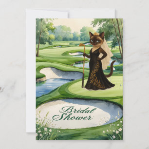 GOLF VRIJGEZELLENFEEST voor Cat Lover golfer Kaart