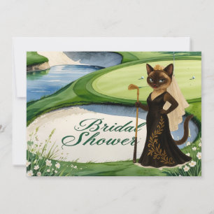 GOLF VRIJGEZELLENFEEST voor Cat Lover golfer Kaart
