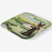 GOLF VRIJGEZELLENFEEST voor Cat Lover golfer Papieren Bordje (Gebogen)