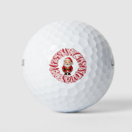 Golf Vrolijk kerstcadeau voor golfer Golfballen