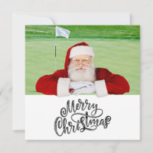 Golf Vrolijk Kerstfeest met Sinterklaas op Groen