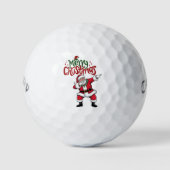 Golf Vrolijk Kerstfeest met Sinterklaas voor golfe Golfballen (Voorkant)
