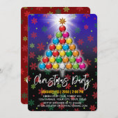 Golf Vrolijk Kerstmis-Holiday Design Kaart (Voorkant / Achterkant)