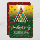 Golf Vrolijk Kerstmis-Holiday Design Kaart (Voorkant / Achterkant)