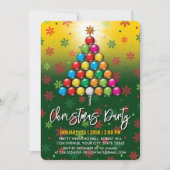 Golf Vrolijk Kerstmis-Holiday Design Kaart (Voorkant)