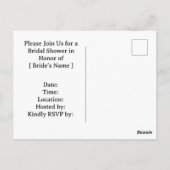 Golf Vrouw golfer op golfbaan Bruid Briefkaart (Achterkant)