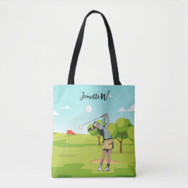 Golf Vrouwen golfer stijlvol weekend Canvas tas
