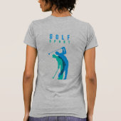 Golf | Vrouwen Slim fit T-shirt (Achterkant)