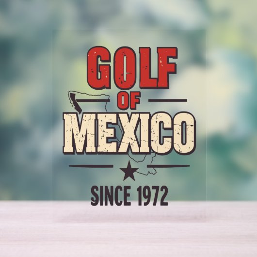 Golf Vrouwen Sociale Club Bloemen Acryl Bord (Neutraal)