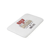 Golf Vrouwen Sociale Club Bloemen Badmat (Gekanteld)