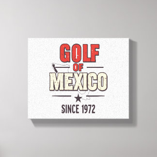 Golf Vrouwen Sociale Club Bloemen Canvas Afdruk