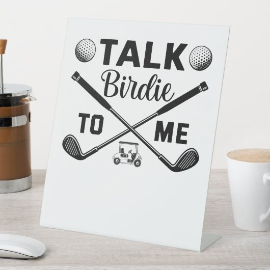 Golf Vrouwen Sociale Club Bloemen Reclamebord Met Voetstuk (Insitu)