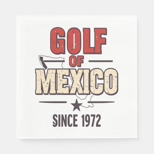 Golf Vrouwen Sociale Club Bloemen Servet (Voorkant)