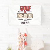 Golf Vrouwen Sociale Club Bloemen Spandoek (Insitu)