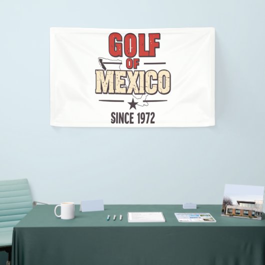 Golf Vrouwen Sociale Club Bloemen Spandoek (Beurs)