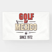 Golf Vrouwen Sociale Club Bloemen Spandoek (Horizontaal)